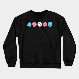 Transgender Pride Dice Crewneck Sweatshirt